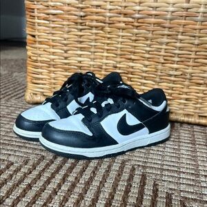 Nike Kids Black and White Sneakers